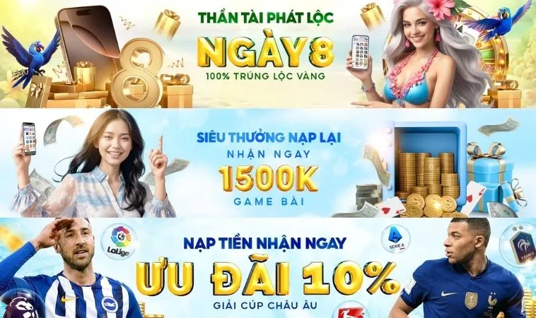 Vô vàn chương trình khuyến mãi cực khủng từ nhà cái Gi8